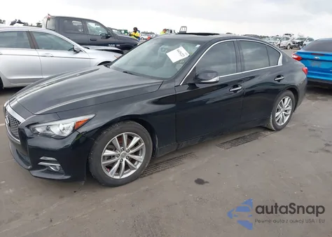 2017 Infiniti Q50 3.0T Premium z USA, uszkodzony, nr VIN JN1EV7AP8HM733934